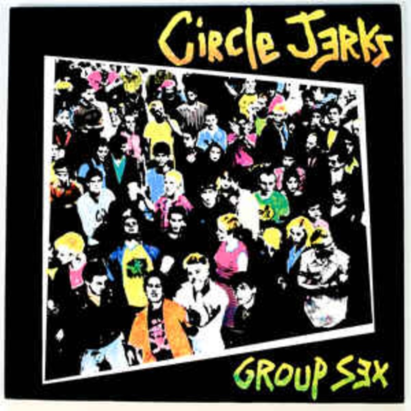 Circle Jerks- Group Sex  40th anniversary deluxe edition 20 page booklet, translucent red vinyl