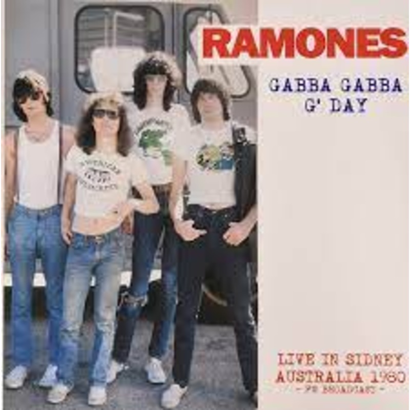 RAMONES – GABBA GABBA G’DAY live in Sidney Australia 1980