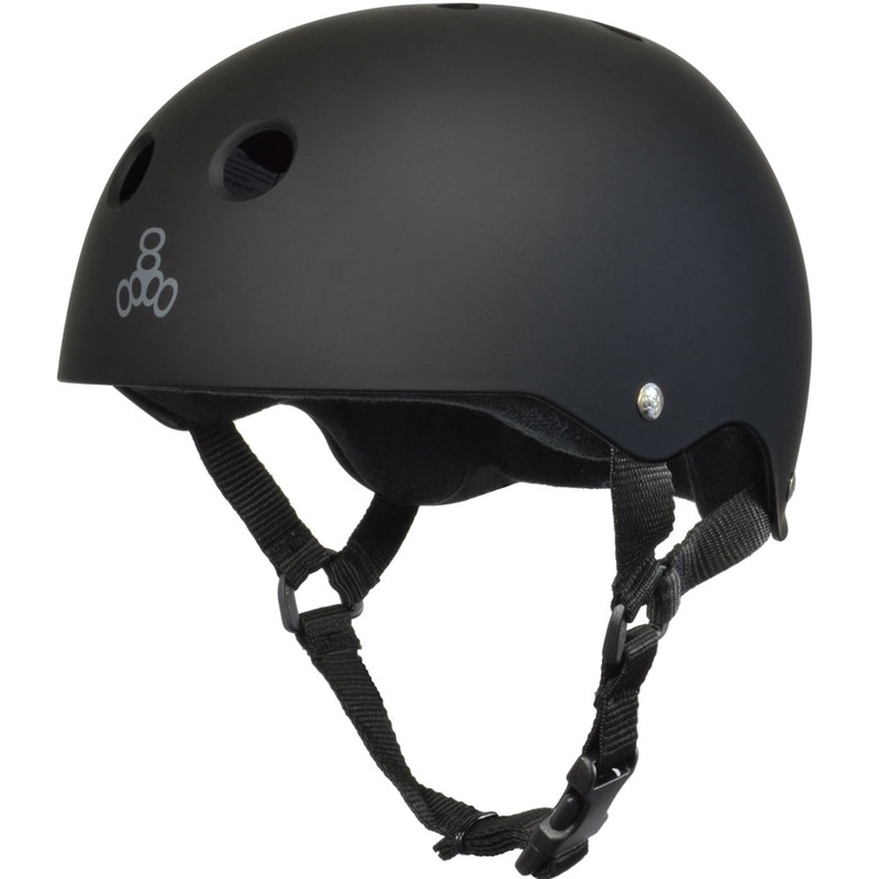 187 PRO SKATE  BLACK MATTE HELMET