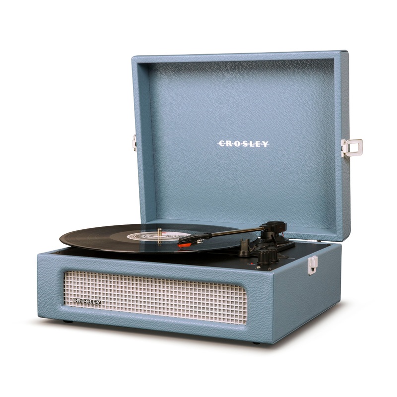 Crosley Voyager 3 speed turntable Weather Blue