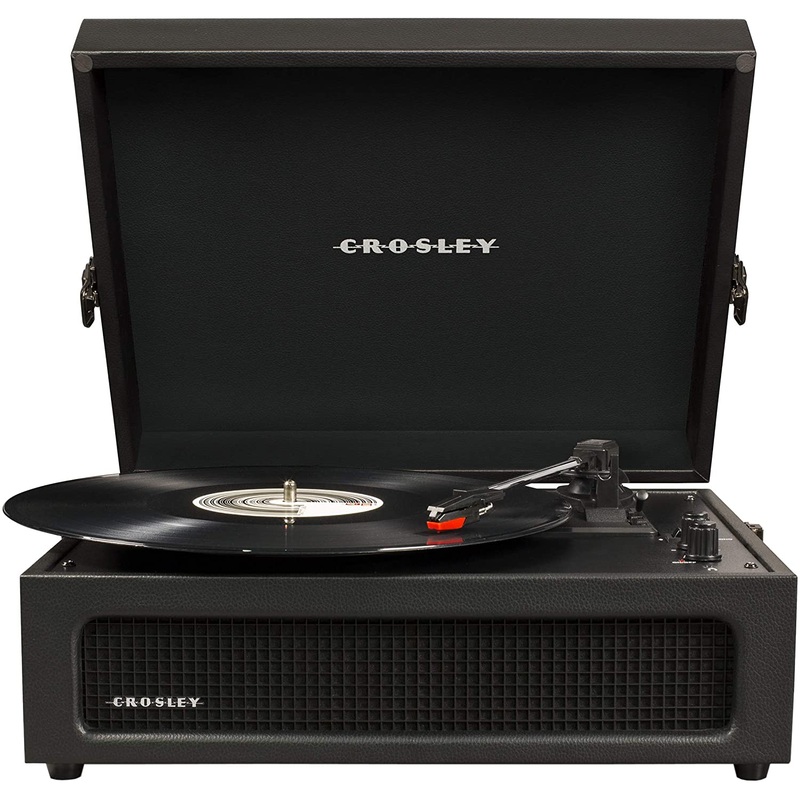 Crosley Voyager Vintage Portable Turntable Black