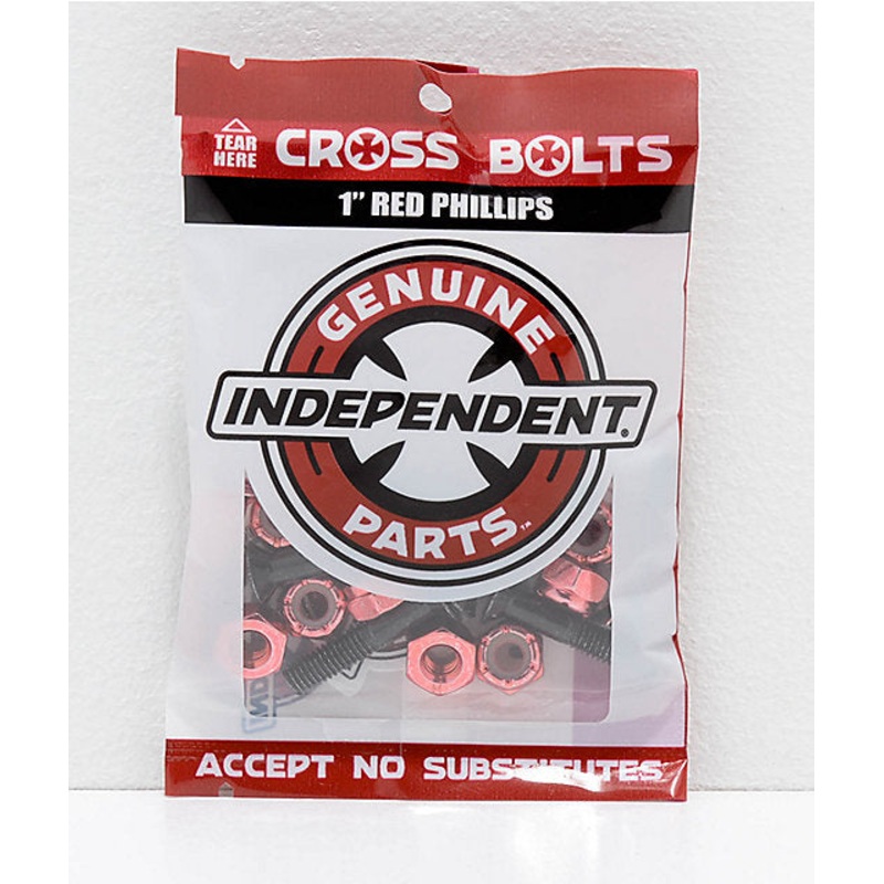 Independent – Genuine Parts Phillips Hardware (Black/Red 1) with tool