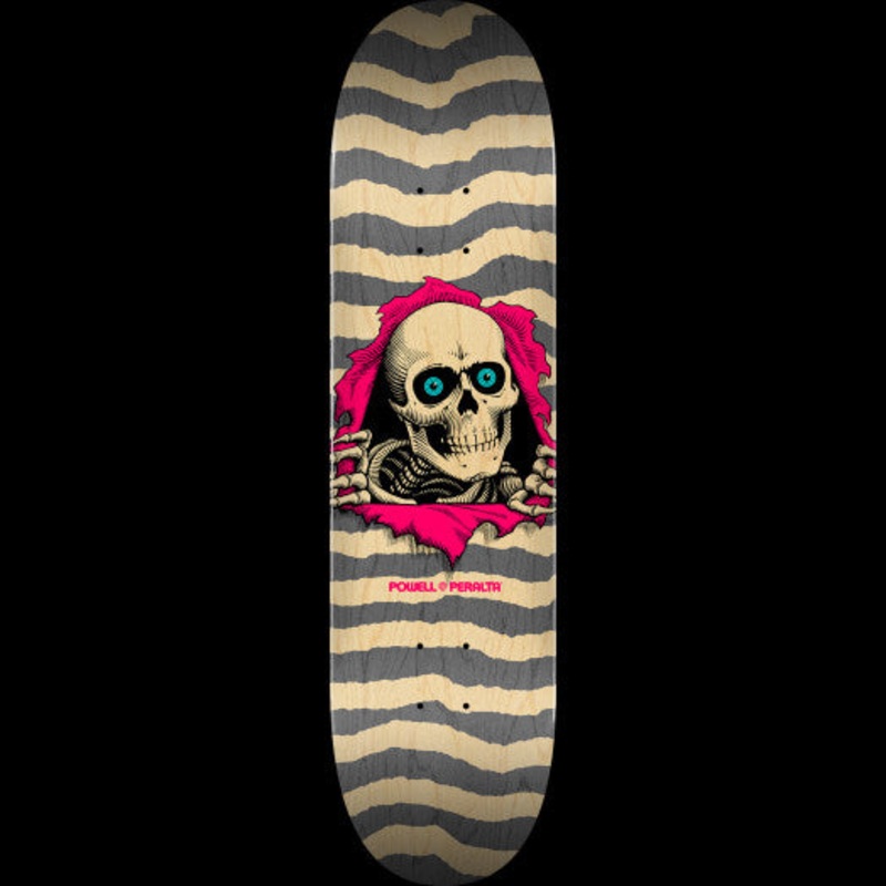 Powell Peralta Ripper Skateboard Deck Natural Gray – Shape 243 – 8.25 x 31.95