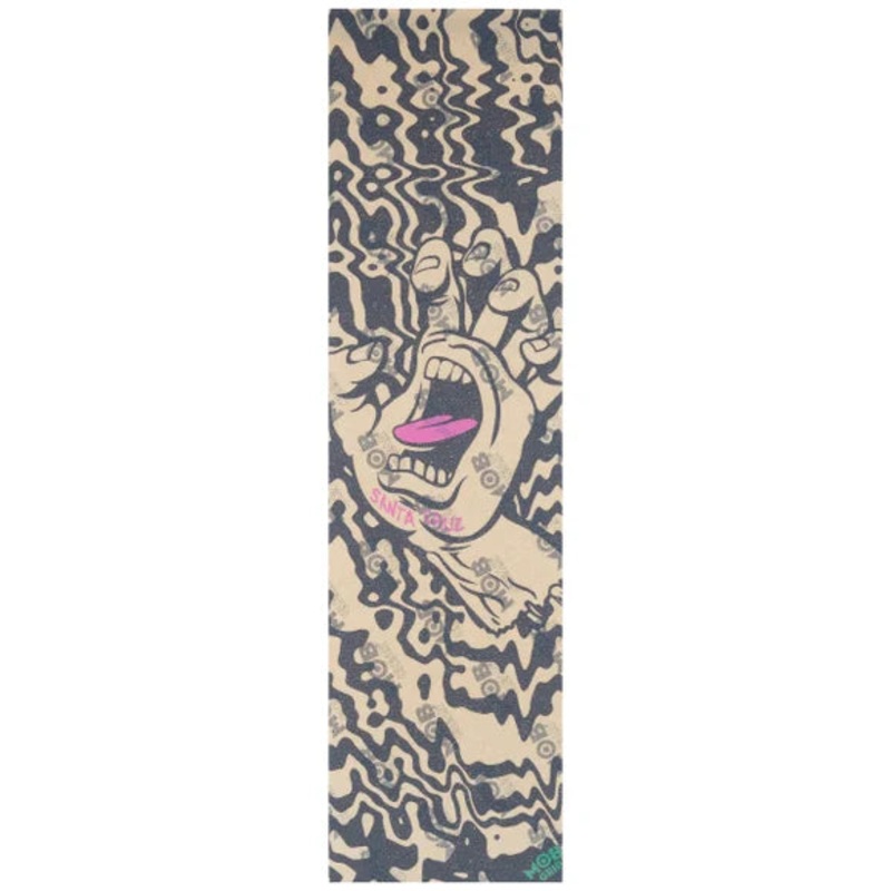 Santa Cruz Acidic Hand CLEAR Griptape by Mob 9 x 31.8
