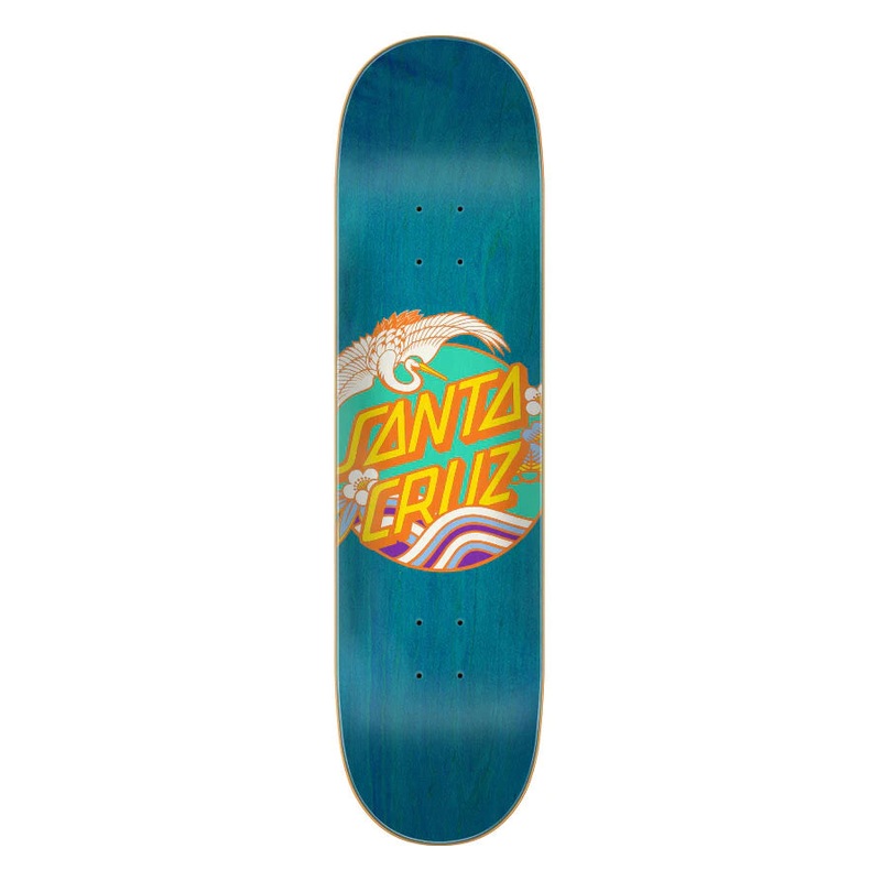 Santa Cruz Skateboard Deck Crane Dot 7 Ply Birch 8.0in x 31.6in