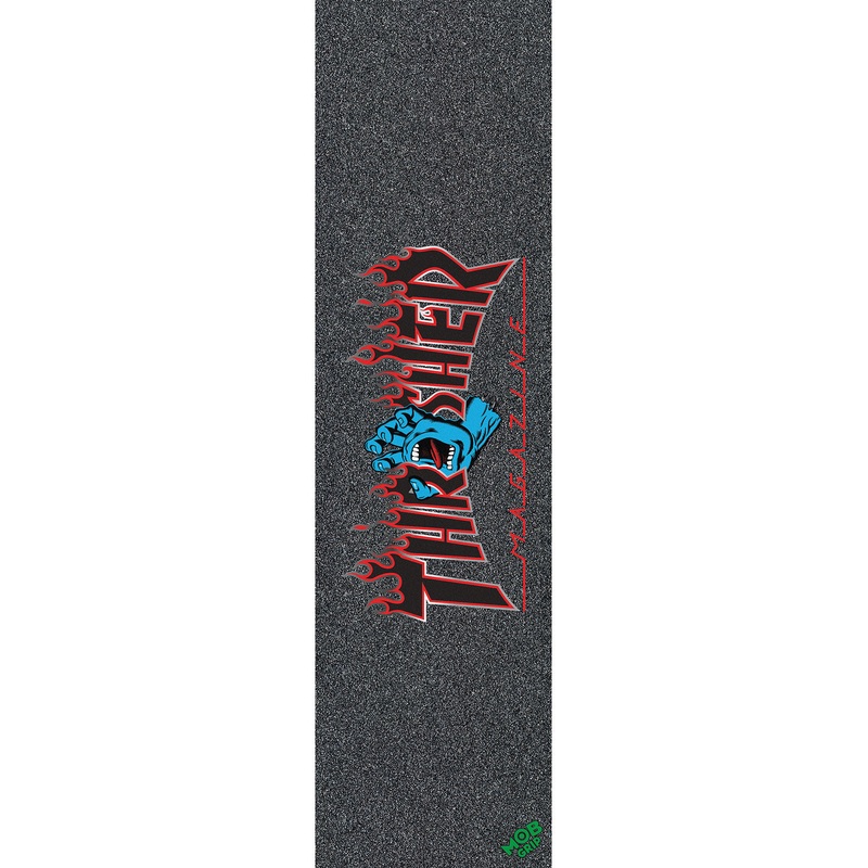 11in Thrasher x SC Screaming Flame Logo Sheet Mob Skateboard Grip Tape