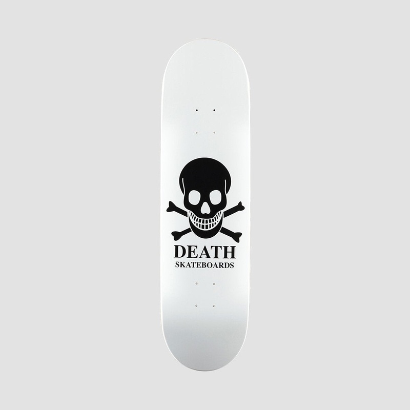 DEATH SKATEBOARDS: OG SKULL White  8, 8.25 & 8.5