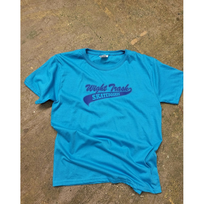KIDS: WIGHT TRASH SALE TEE – TURQUOISE