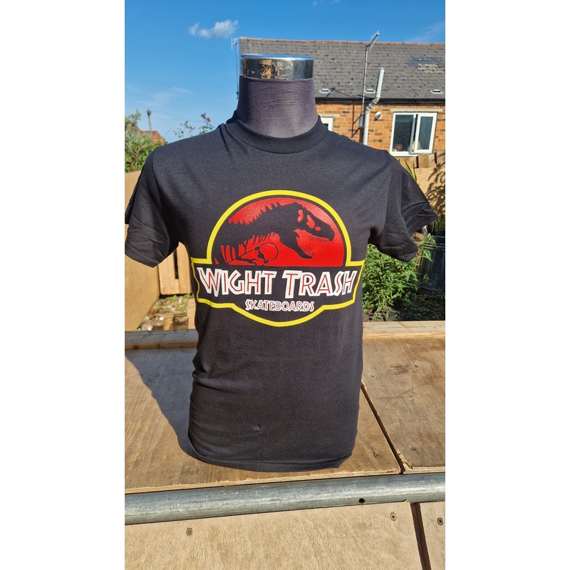 WIGHT TRASH JURASSIC TRASH ADULT SHIRT