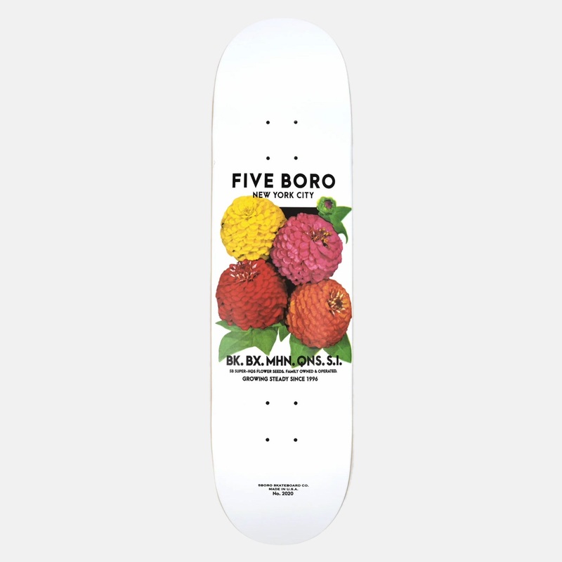 5Boro Skateboards – 8.375 Flower Seed Multi Skateboard Deck