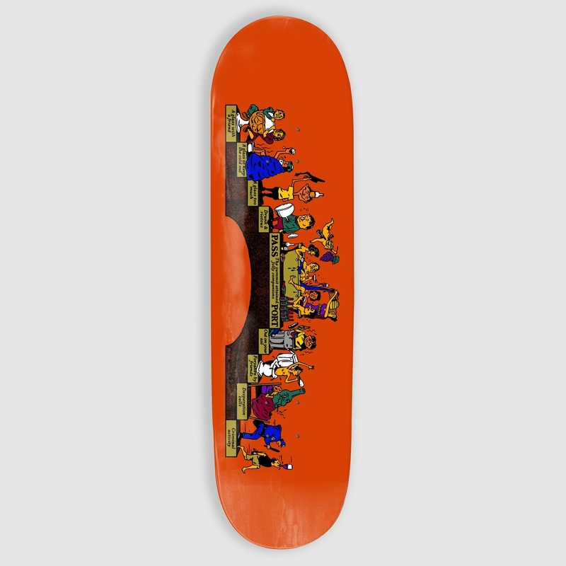 Pass Port Skateboards – 8.125 Singles Trickle Down Skateboard Deck