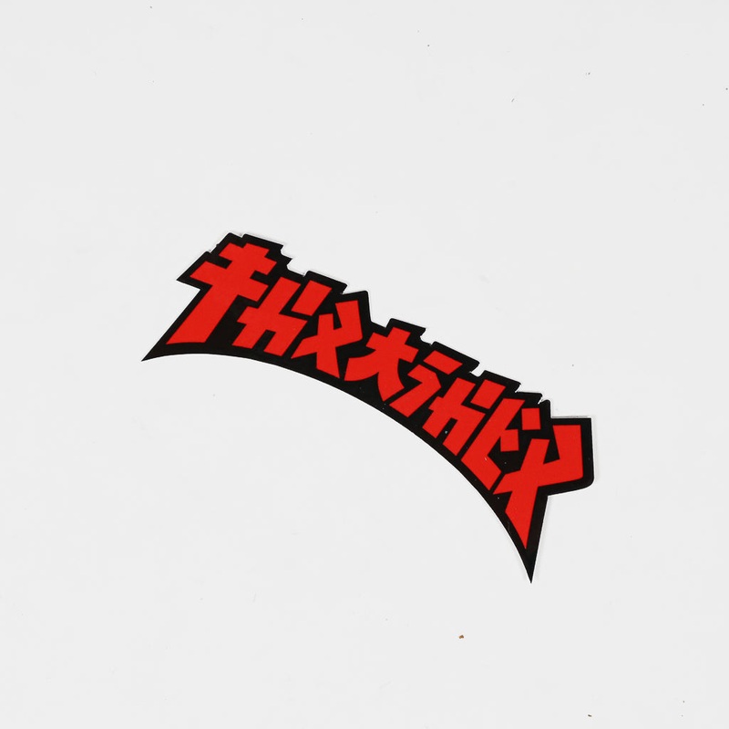 Thrasher Magazine – 4 Godzilla Sticker – Black