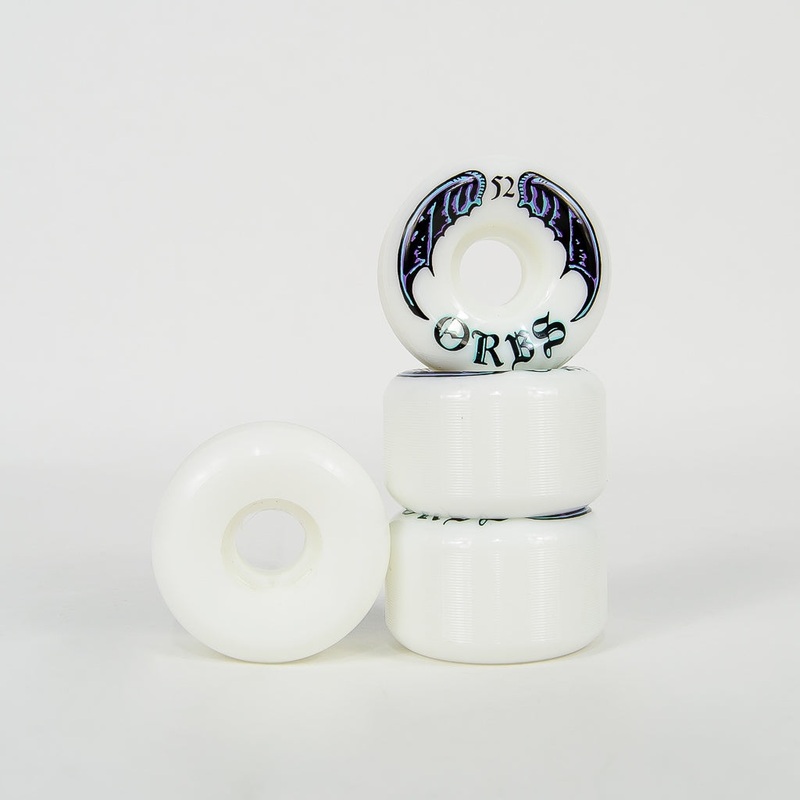 Welcome Skateboards – 52mm (99a) Orbs Specter Wheels – White