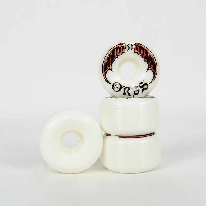 Welcome Skateboards – 56mm (99a) Orbs Specter Wheels – White