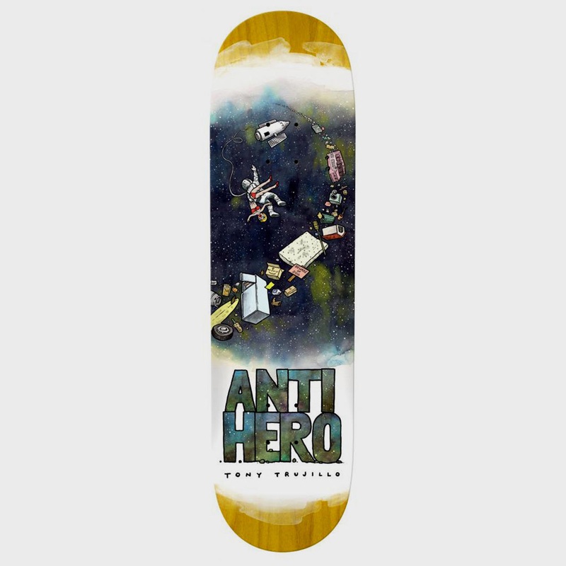 Anti Hero Skateboards – 8.06 Tony Trujillo Space Junk Skateboard Deck – Various Stain