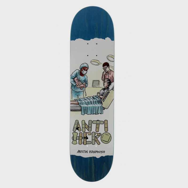 Anti Hero Skateboards – 8.125 Austin Kanfoush Medicine Skateboard Deck – Various Stain