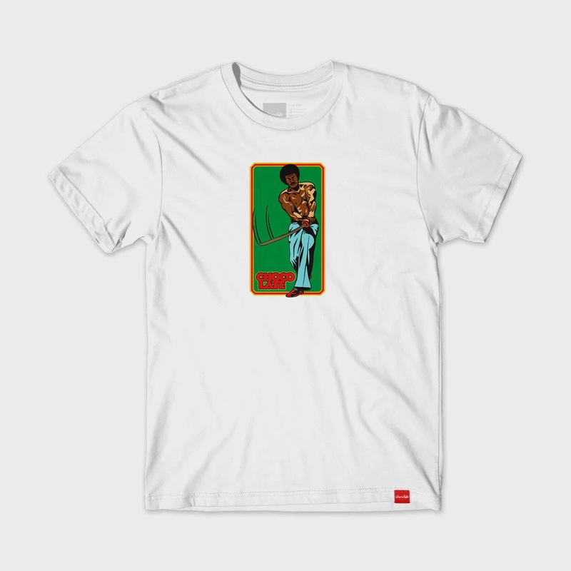 Chocolate Skateboards – Carlise Aikens Kung-Fu T-Shirt – White