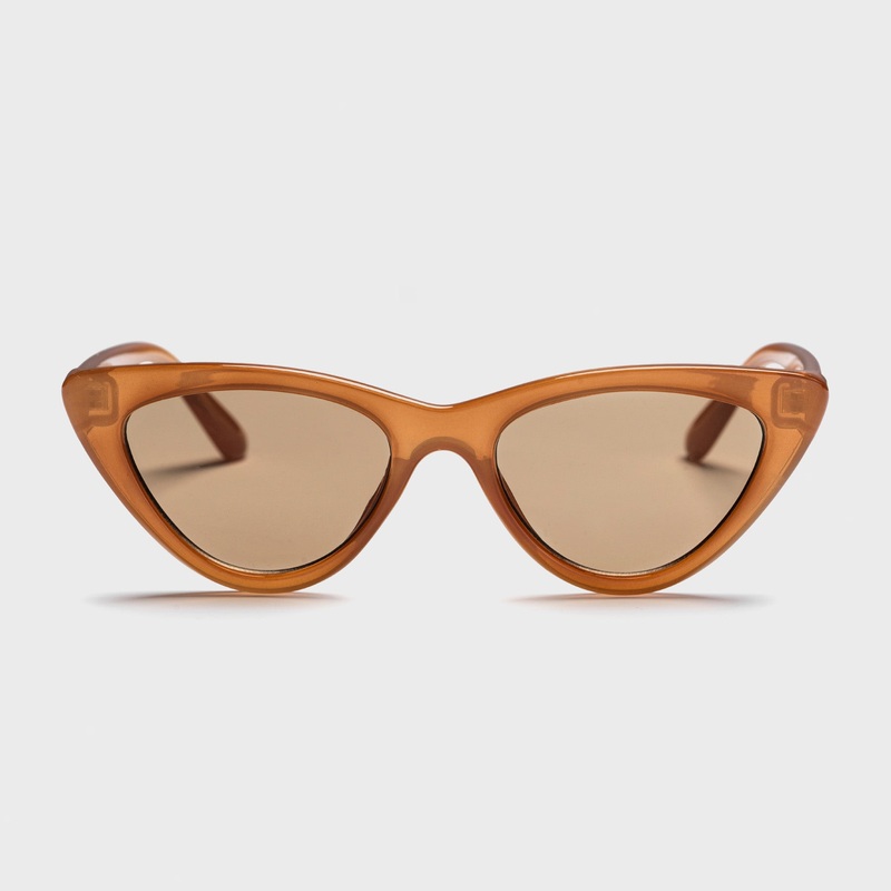 CHPO – Amy Sunglasses – Mustard / Brown