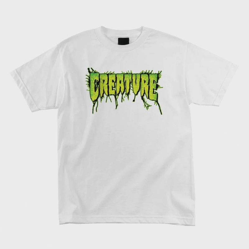 Creature Skateboards – Gangreen Logo T-Shirt – White