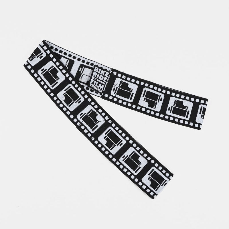 Film Trucks – Bike Ride Board Strap – Black / White