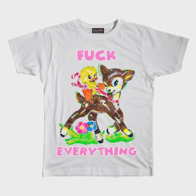 Paradise NYC – Fuck Everything T-Shirt – White