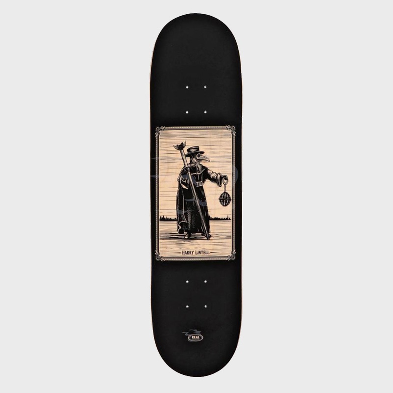 Real Skateboards – 8.5 Harry Lintell Plague Doctor Skateboard Deck