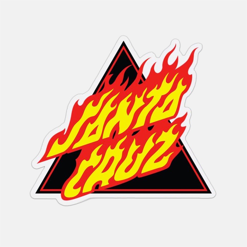 Santa Cruz – 4 Flamed Not A Dot Sticker