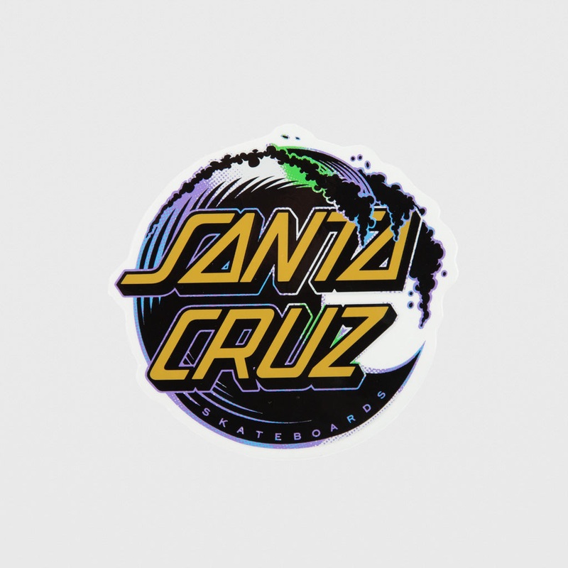 Santa Cruz – 4 Holo Wave Dot Sticker – Multi