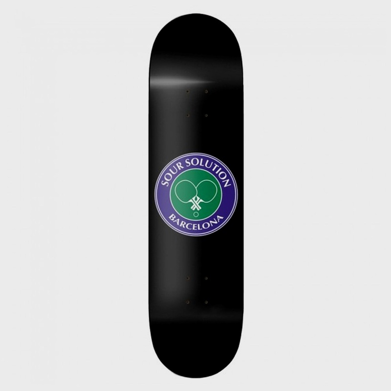 Sour Solution – 8.125 Social Club Skateboard Deck (Black)