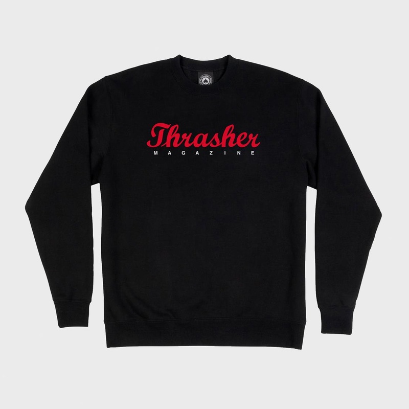 Thrasher Magazine – Script Crewneck Sweatshirt – Black