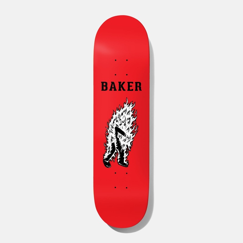 Baker Skateboards – 8.5 Casper Brooker Man On Fire Deck