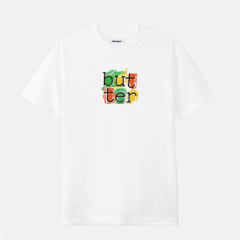Butter Goods – Scribble T-Shirt – White
