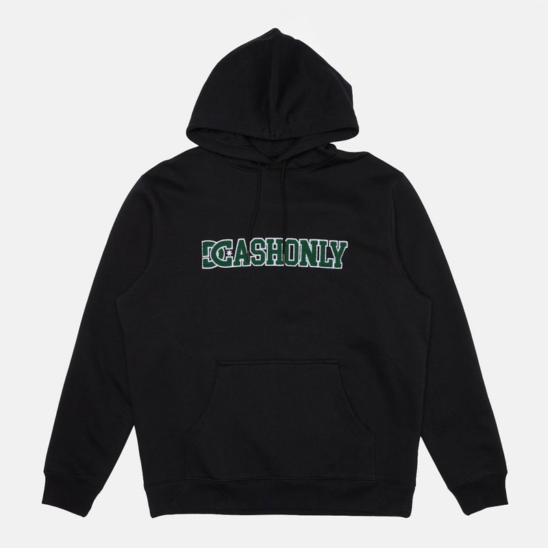 DC Shoes – Cash Only Pullover Hooded Sweatshirt – Black