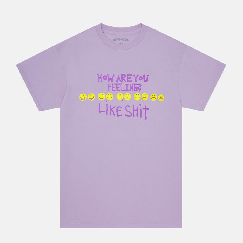 Fucking Awesome – How Are You Feeling T-Shirt – Orchid