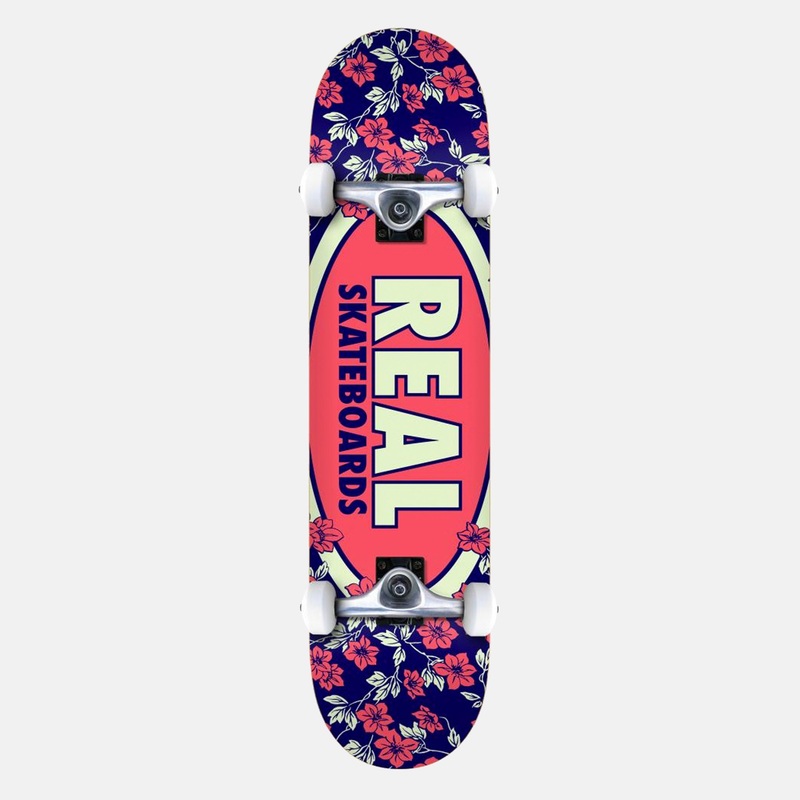 Real Skateboards – 7.75 Oval Blossoms Complete Skateboard