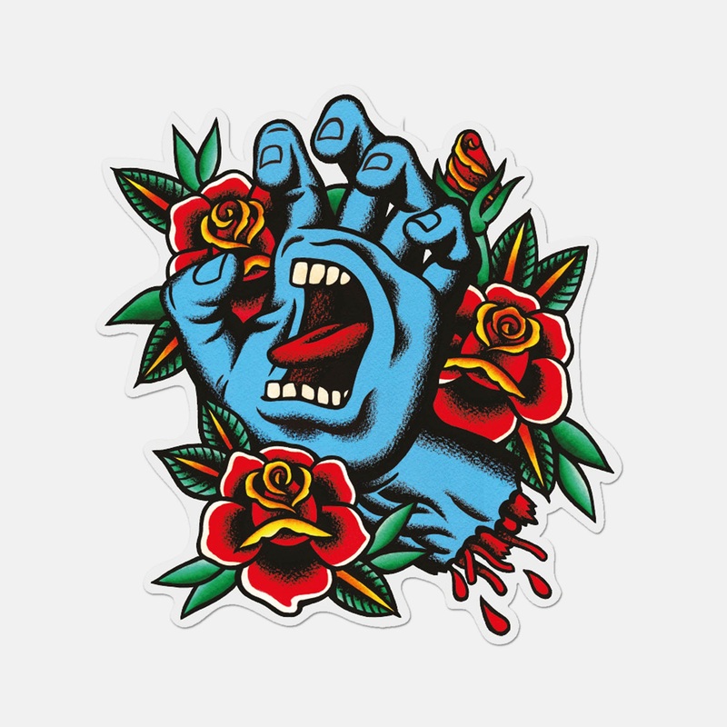 Santa Cruz – 4.25 Screaming Flash Sticker – Multi