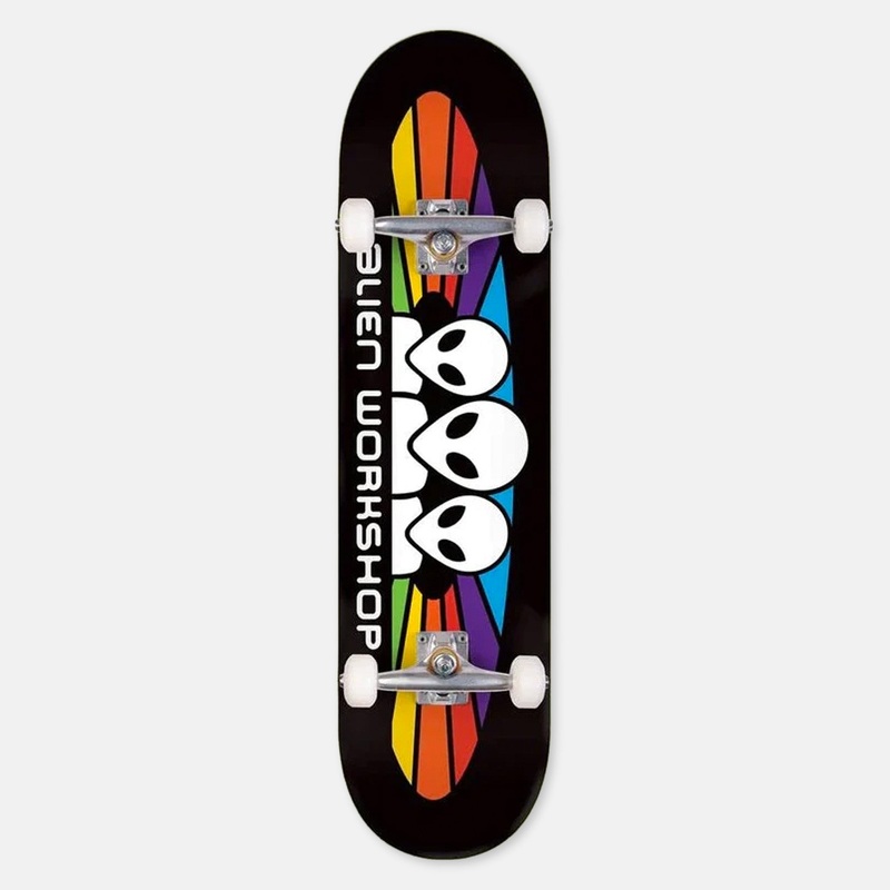 Alien Workshop – 7.75 Spectrum Complete Skateboard – Black