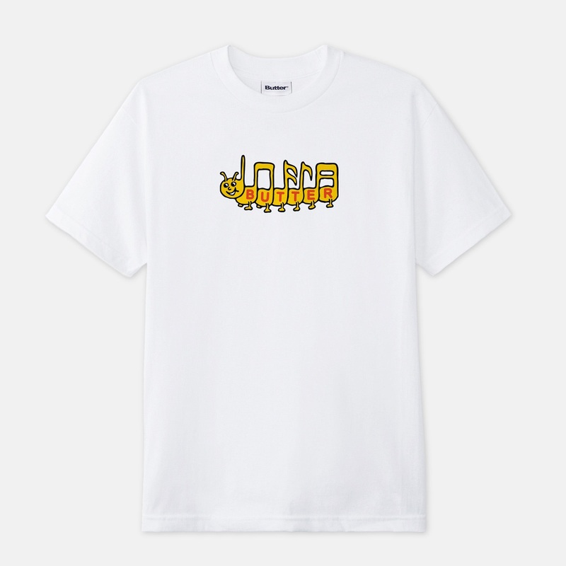 Butter Goods – Caterpillar T-Shirt – White