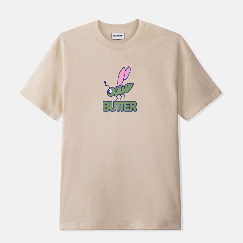 Butter Goods – Dragonfly T-Shirt – Sand