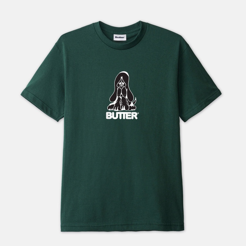 Butter Goods – Hound T-Shirt – Dark Forest
