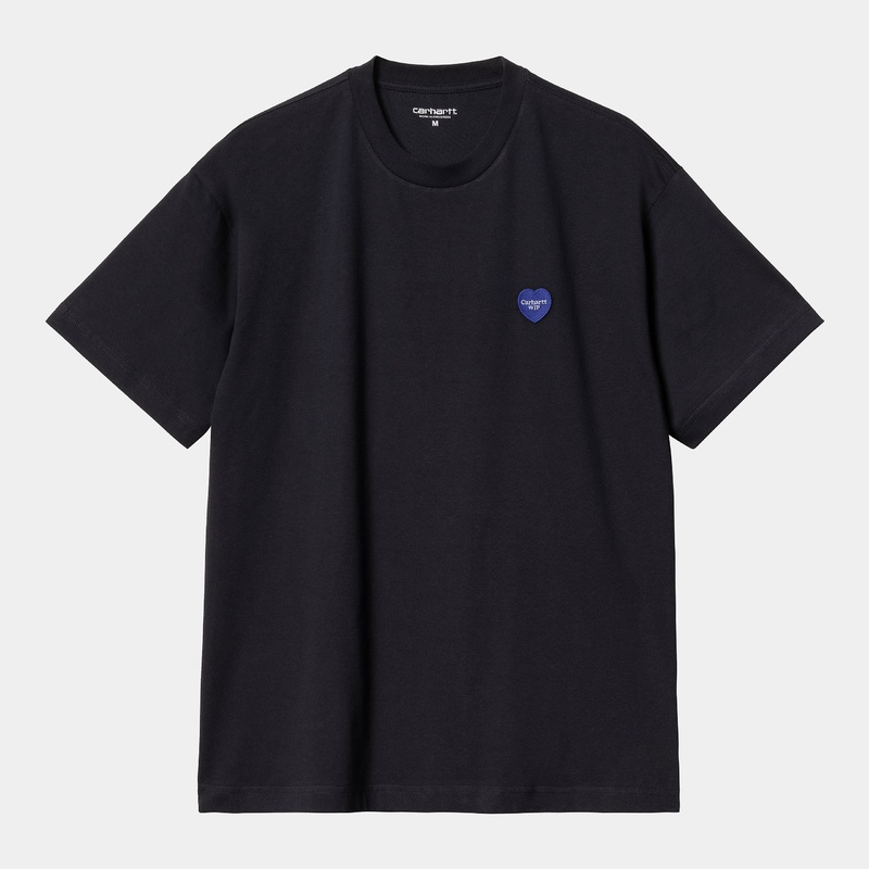 Carhartt WIP – Heart Patch T-Shirt – Dark Navy