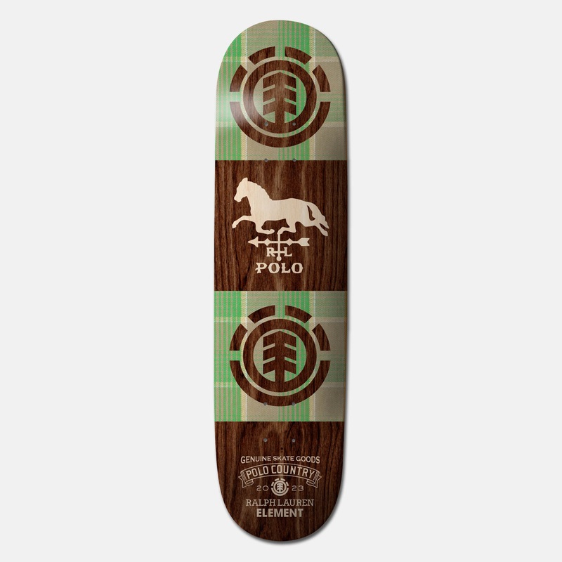 Element Skateboarding – 8.25 Polo Ralph Lauren Quadrant Skateboard Deck