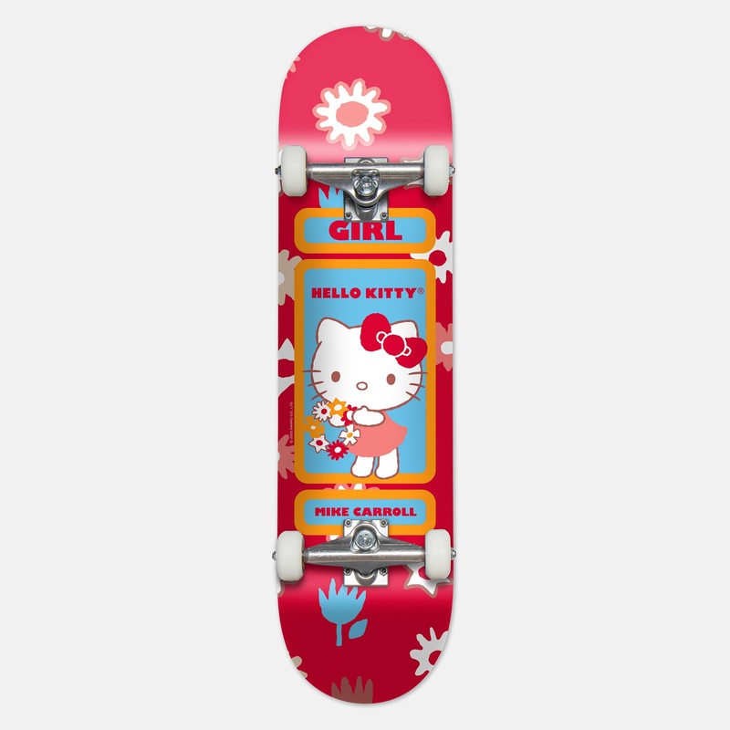 Girl Skateboards – 7.75 Sanrio Carroll Hello Kitty Complete Skateboard