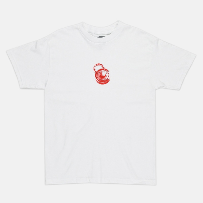 Glue Skateboards – Locked T-Shirt – White