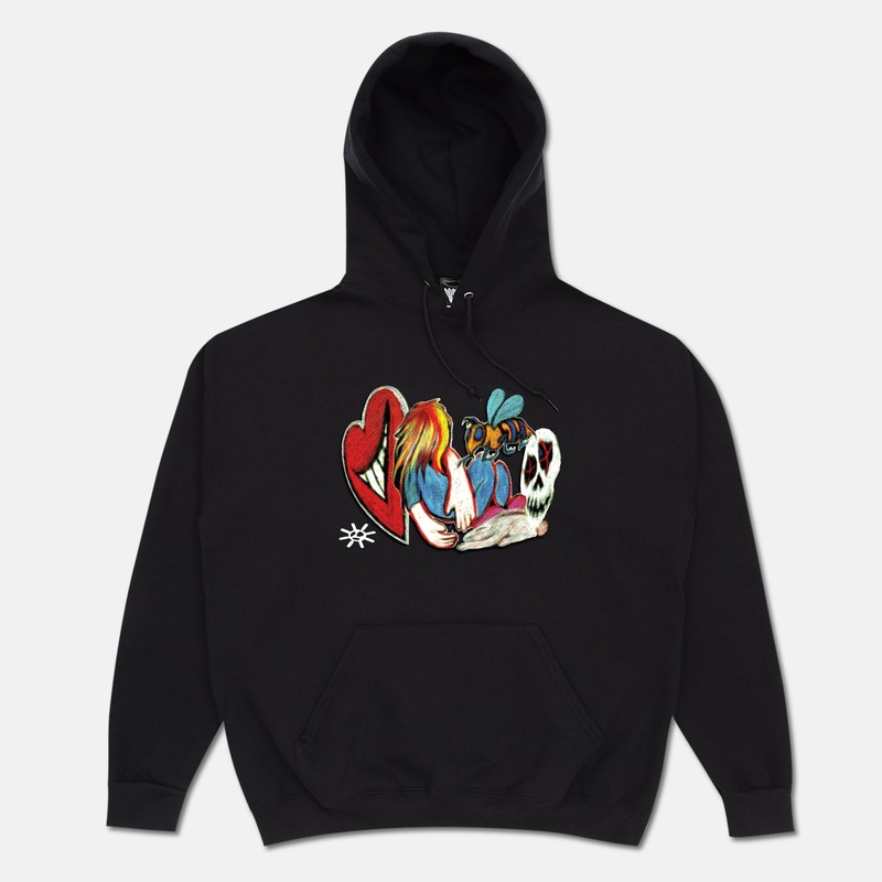 Limosine Skateboards – Dream City Pullover Hooded Sweatshirt – Black