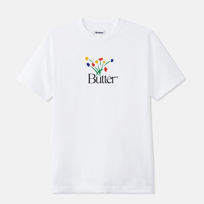 Butter Goods – Bouquet T-Shirt – White