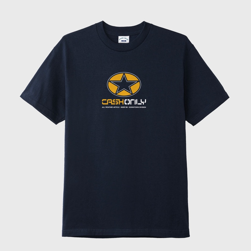 Cash Only – All Weather T-Shirt – Navy