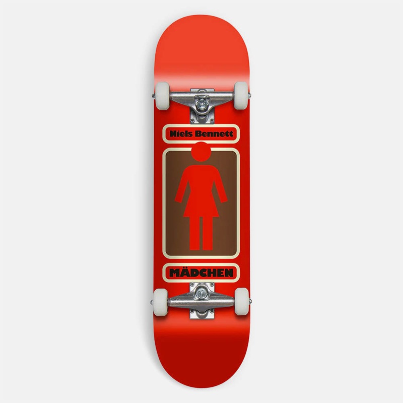 Girl Skateboards – 8.25 Niels Bennett 93 Til Complete Skateboard