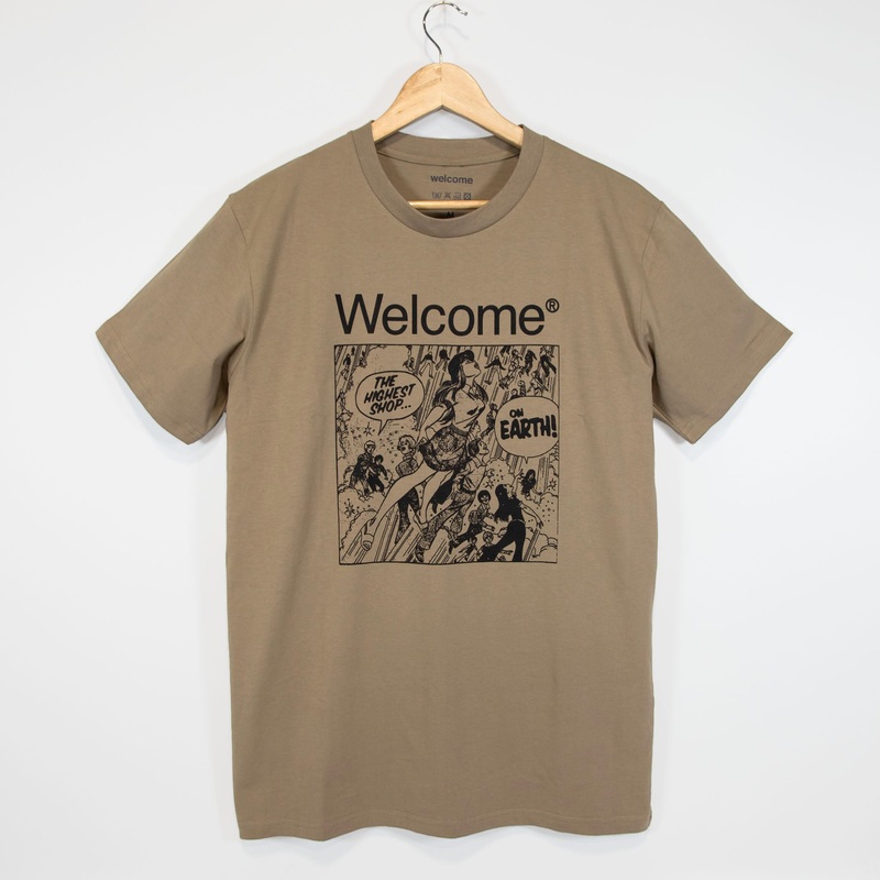 Welcome Skate Store – Highest T-Shirt – Sand