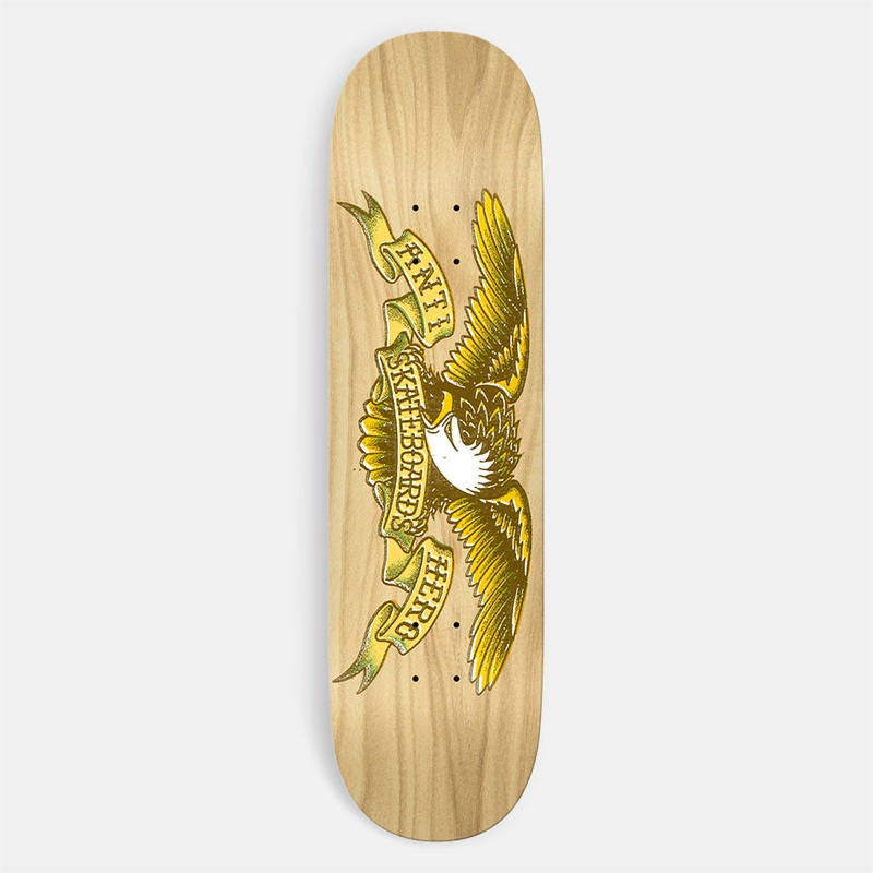 Anti Hero Skateboards – 8.5 Misregistered Eagle II Skateboard Deck – Assorted